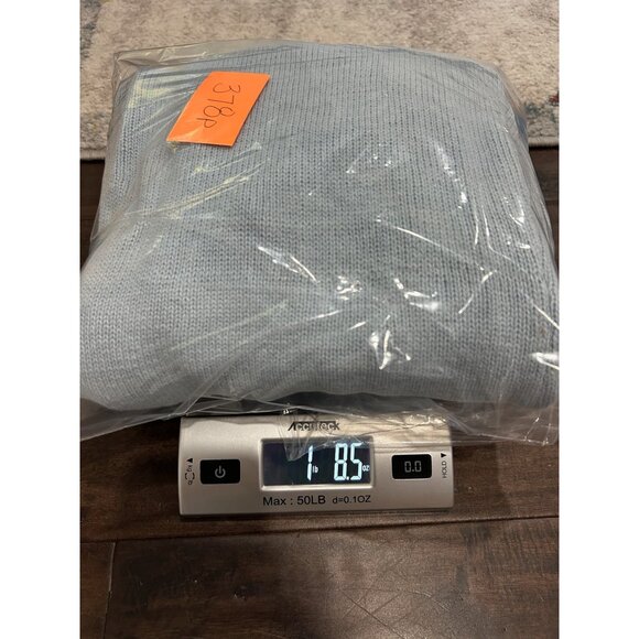 Vintage Storybook Knits Angels Cardigan Sweater Blue Size Medium Heaven Cozy - Picture 10 of 10